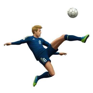 bicycle kick sticker