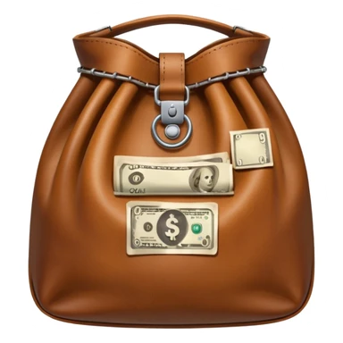 empty cash bag sticker