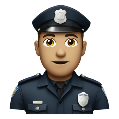 Police man sticker