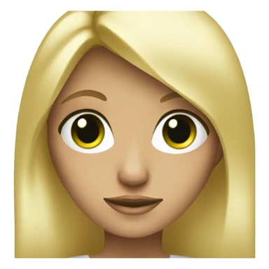 blond girl with laptop green eyes  sticker