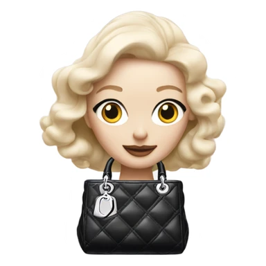 A lady Dior  sticker