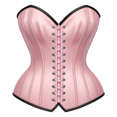 Corset rosa pastel  sticker