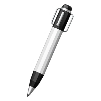 pixelated big pen sticker