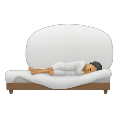 sleep deprived person sticker