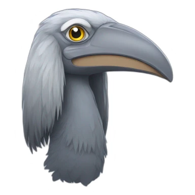 shoebill sticker