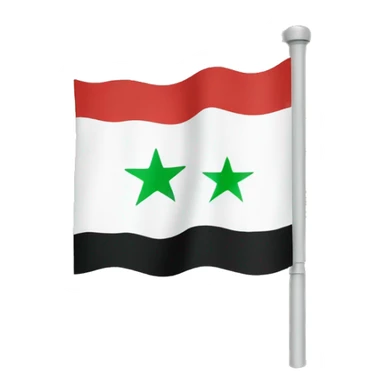 Syrian Revolution flag sticker