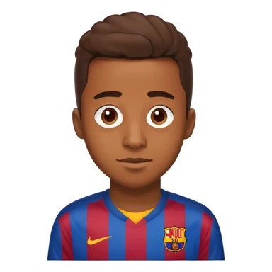 lamine yamal with a barcelona shirt sticker