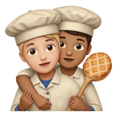 Piggy back baker sticker