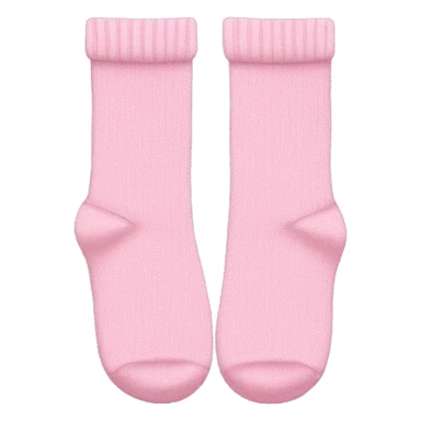 Pair of light pink socks sticker