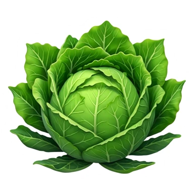 green pointy cabbage NOT rounded sticker
