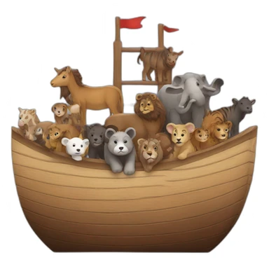 Noah's ark sticker