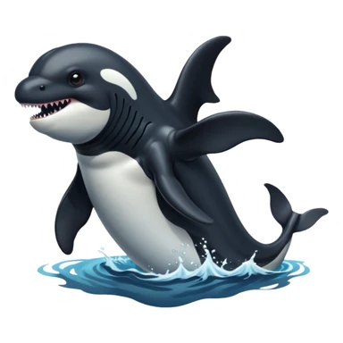 Orca godzilla sticker