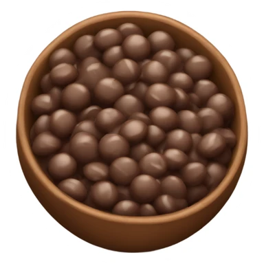 Bowl full of chocolate chips  sticker