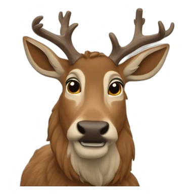 Rudolf le renne sticker