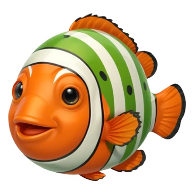 Ball of Goos with Clownfish  sticker