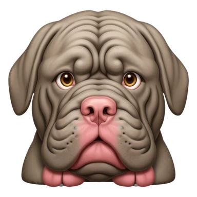 Neapolitan Mastiff big  sticker