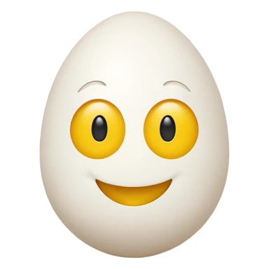 Good morning smiley egg sticker