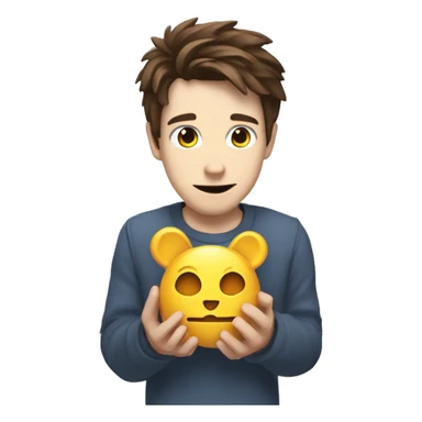 Rubius holding wilson sticker