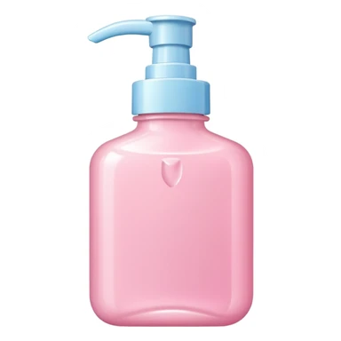 pink bottle skin care product sticker