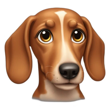 perro teckel  sticker