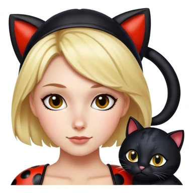 Ladybug chat noir sticker
