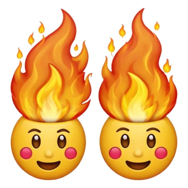 Emoji qui crache du feu en colère sticker