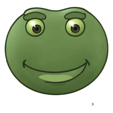 Emo green emoticons  sticker