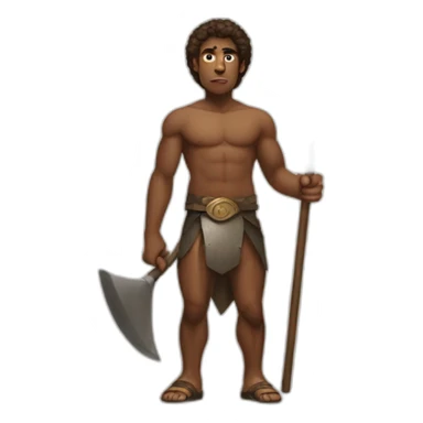 David and Goliath  sticker