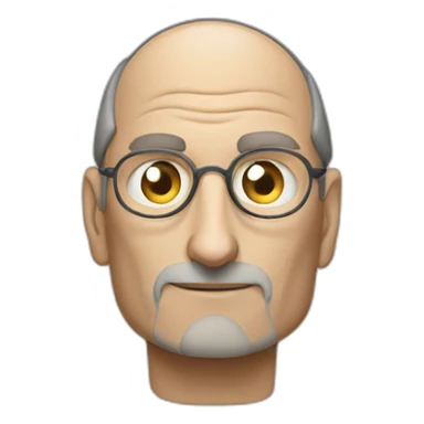 steve jobs is thinking question sticker