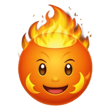 fire ball sticker