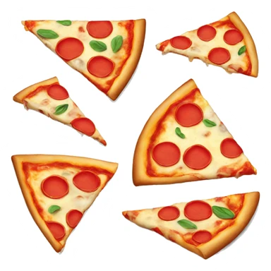 A delicious pizza emoji sticker