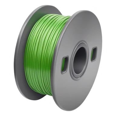 light green filament spool sticker