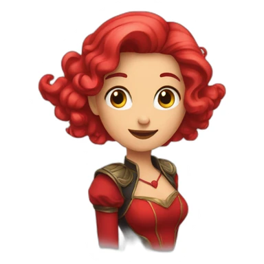 Mains donne coeur rouge sticker