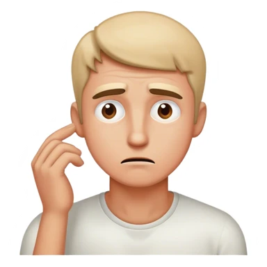 Guy Searching Solution, focus, desesperated sticker