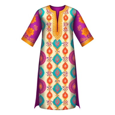 colorful kurta sticker