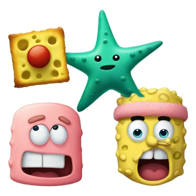 Patrick star and SpongeBob  sticker