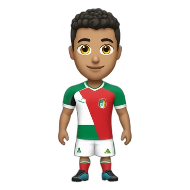 Cristiano en maillot de Palestine sticker