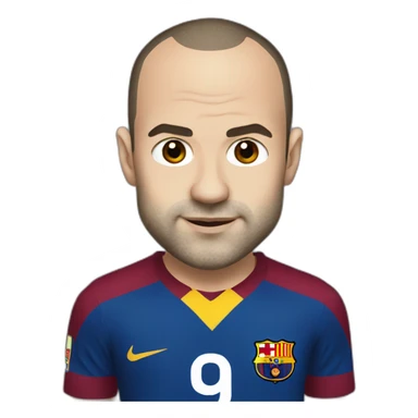 Iniesta sticker
