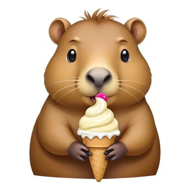 dondurma capybara sticker