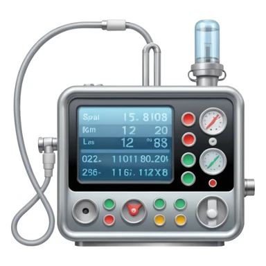 Intensive care hospital ventilator  sticker