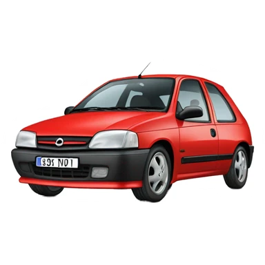 Opel Corsa-B petrol 1993 sticker