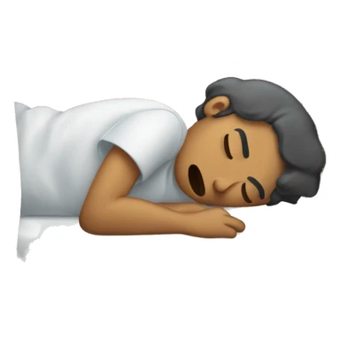 a sleepy person who barely manages to stay awake sticker