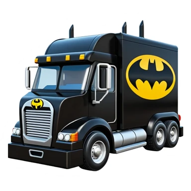 futuristic Batman’s Venomobile  loosely based on 1956 freightliner moving truck Lego (flat long straight organically-shaped mechanical roomy interior seating inside the body) stealthy town hot rod desert dirt racing rwd rail sticker