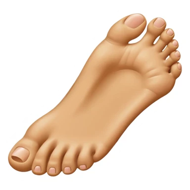 Toe flipping the middle toe sticker