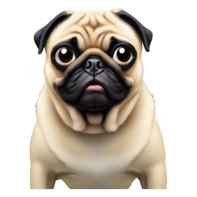 Spider man pug  sticker