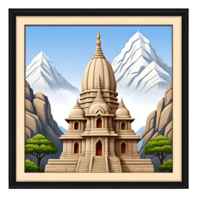 a girnar ji temple situated in india  sticker