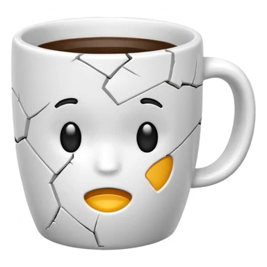 cracked mug sticker