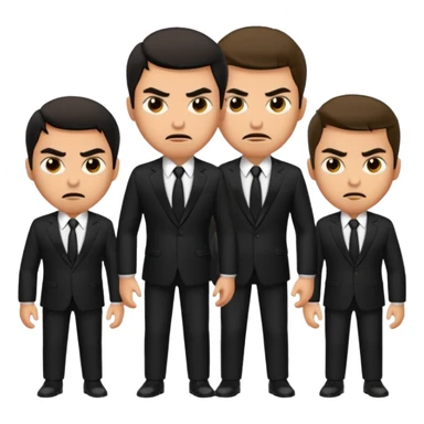 joseph's 10 brothers in bible story with jealous angry faces sticker