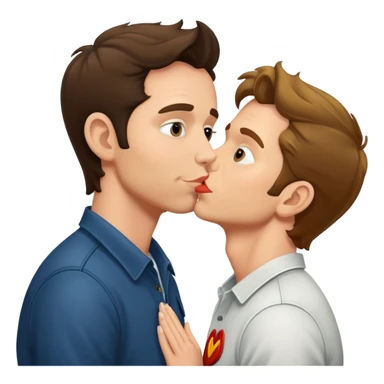 Mac mcdonald from its always sunny in Philadelphia kissing dennis reynolds sticker