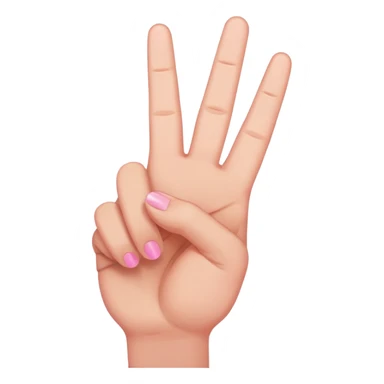 Peace sign with the pinky up too  sticker